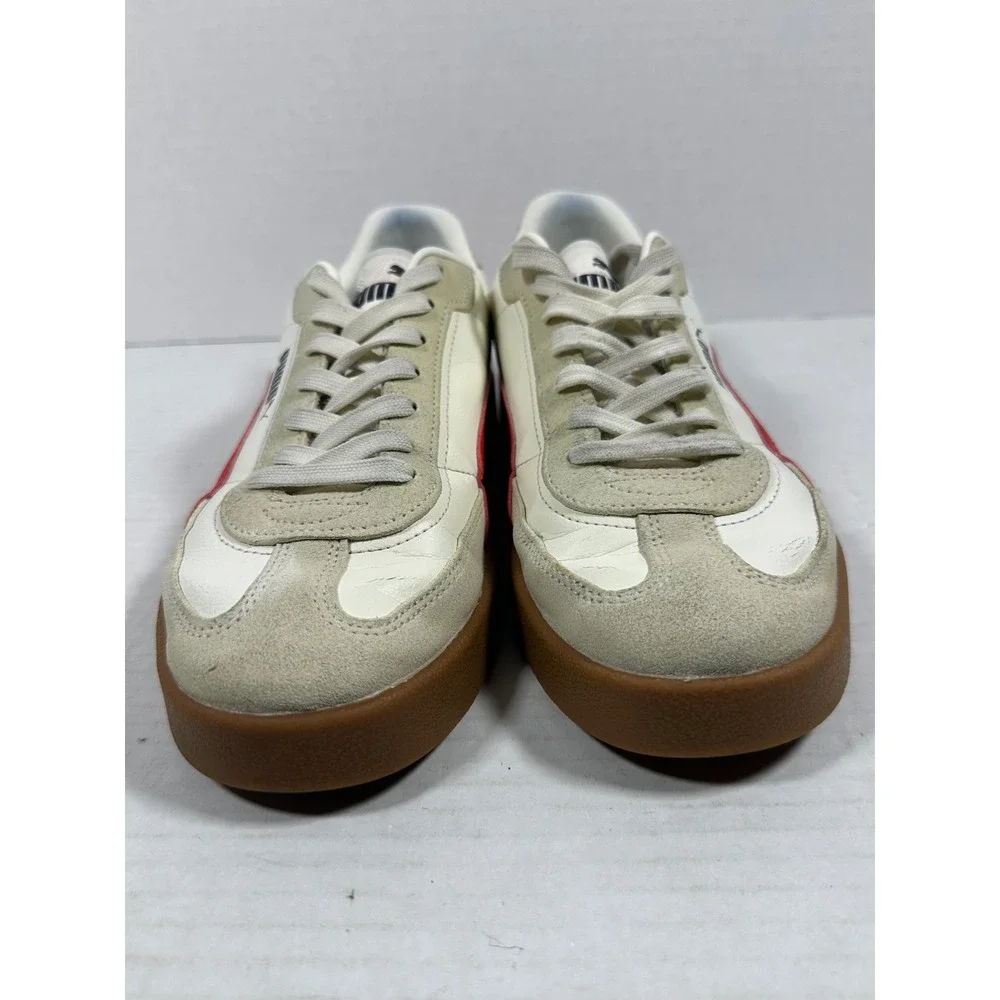 Puma Club li Era White For All Time Red Gum Sneakers 400237-01 Mens Size 9 Retro
